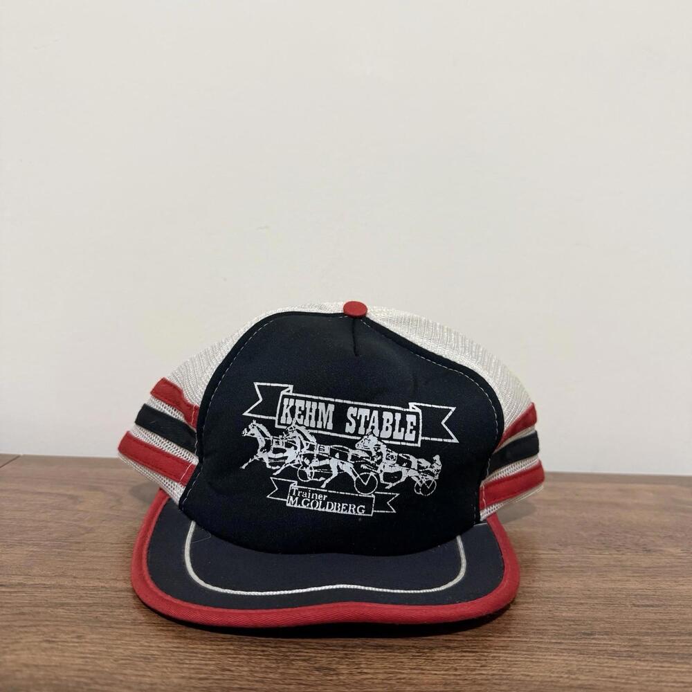 Vintage SAN SUN KEHM Stable Trainer M. Goldberg Cap O/S Unisex